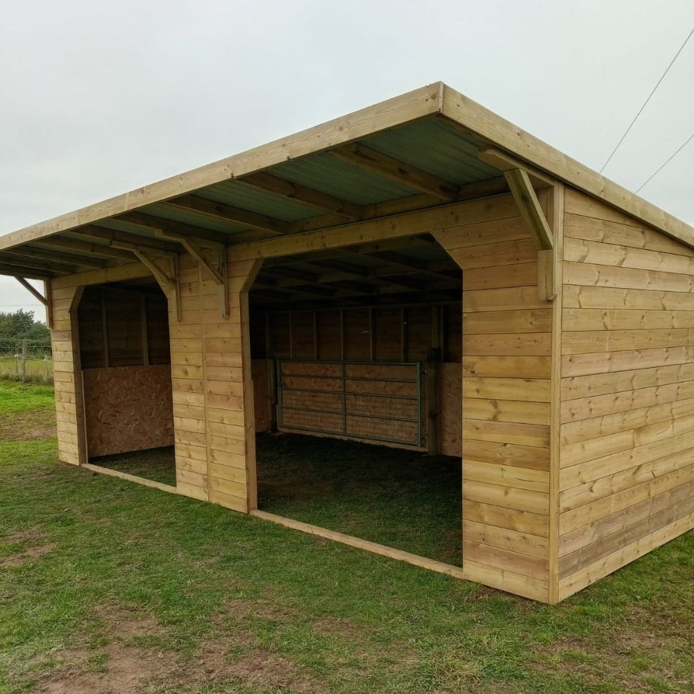 Double Field Shelter 24x12